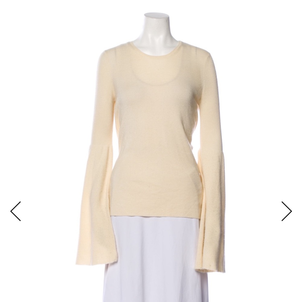 The Row Cream Cashmere Sweater